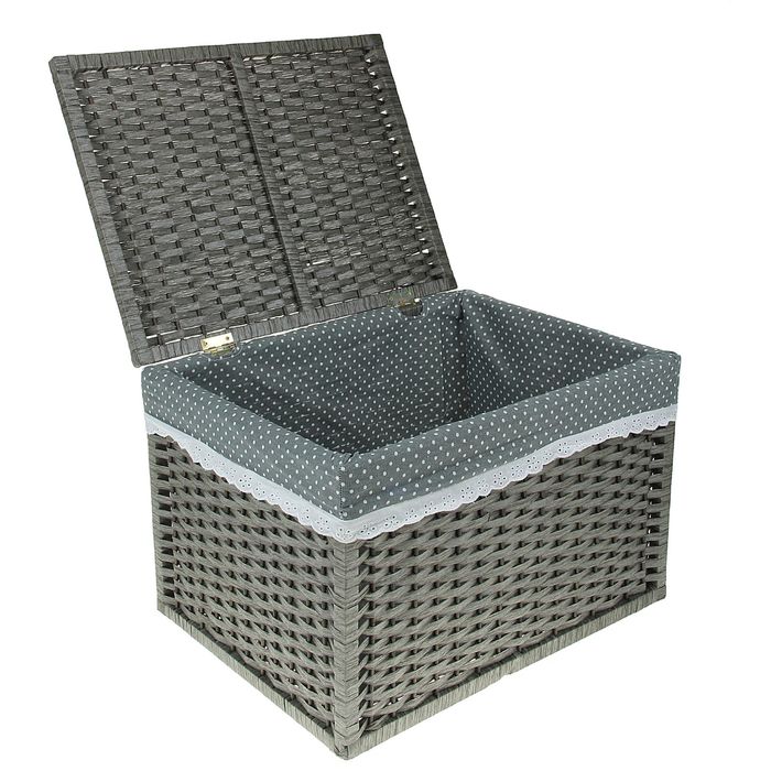 Корзина для хранения плетеная "Горох"