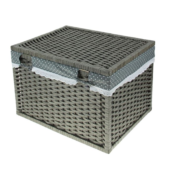 Корзина для хранения плетеная "Горох"