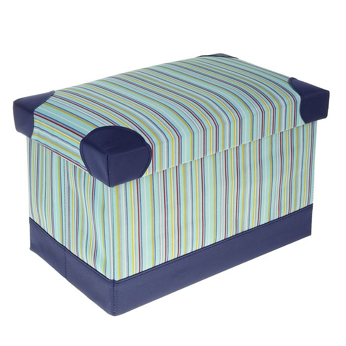 Пуф складной 40х25х25 см "Полосы"