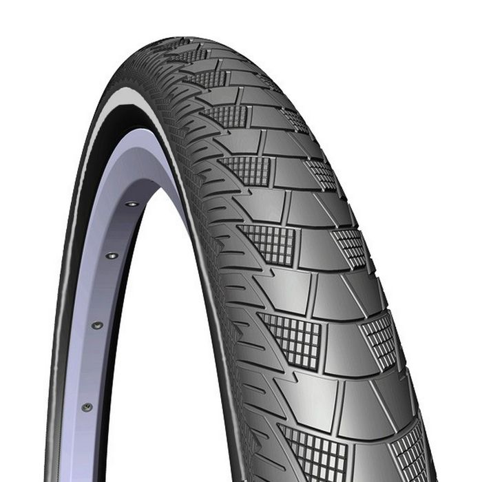 Покрышка 28"х2,0" Mitas (Rubena) Cityhopper, антипрокольный слой, светоотражающая полоса