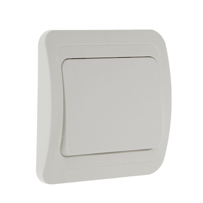 Выключатель "Марс", 10 А, 1 клавиша, скрытый, белый, SBE-02w-10-SW1-0