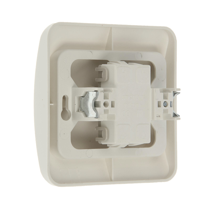 Выключатель "Марс", 10 А, 1 клавиша, скрытый, белый, SBE-02w-10-SW1-0