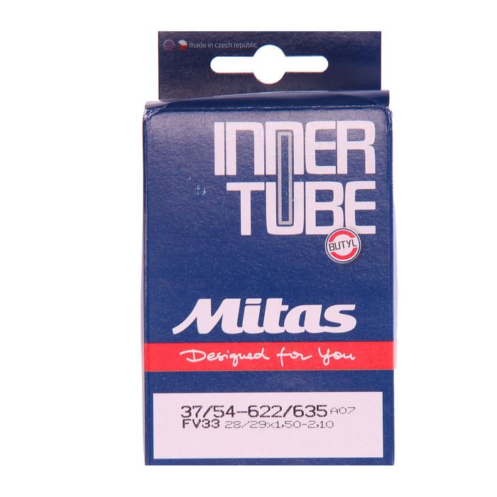 Камера 28"/29"x1,5-2,1" Mitas (Rubena), велониппель 33 мм