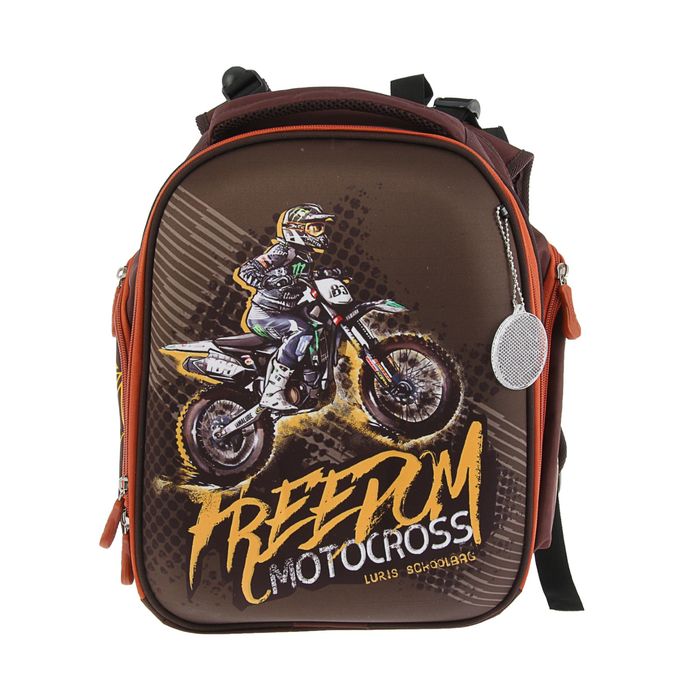 Рюкзак каркасный Luris 38*27*20 Джерри 5 + мешок для обуви «Мото»