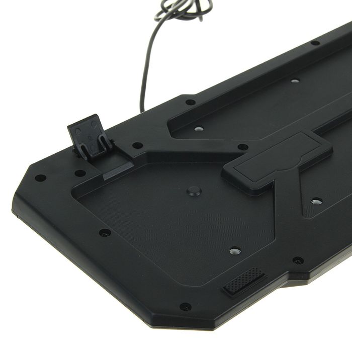 Клавиатура игровая LuazON K-004, подсветка, провод 1,2 м, USB, черный