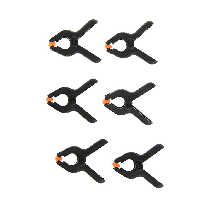 Струбцина клещеобразная TUNDRA basic, пластиковый 2" 6 шт