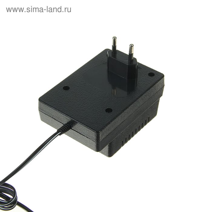 фото Блок питания luazon ip-24-24-000-01, 1 а, 6 режимов 1.5-12v, переключатель полярности,0.65 м luazon home