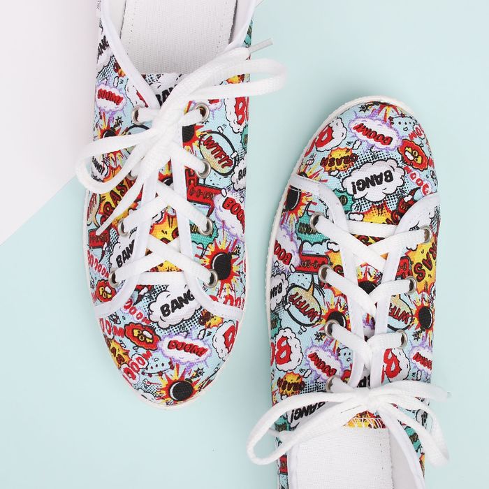 Кеды женские "Boom" (бирюзовый) (р. 37)