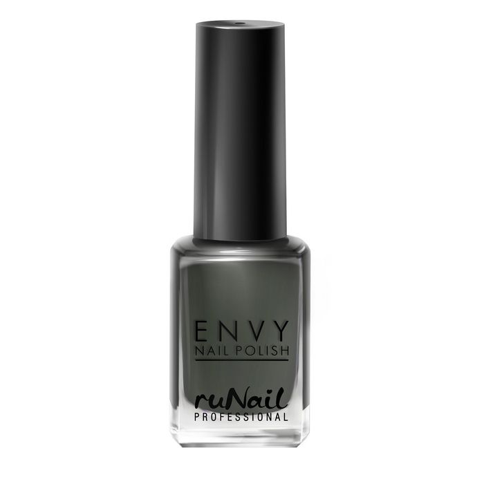 Лак для ногтей RuNail Envy, 12 мл, №1562, цвет Серый кардинал