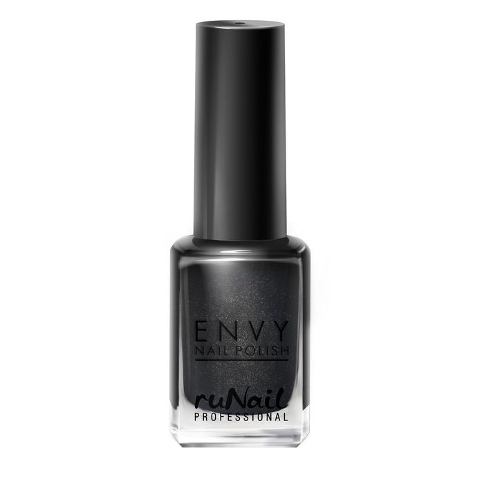 Лак для ногтей RuNail Envy, 12 мл, №1582, цвет Полночь