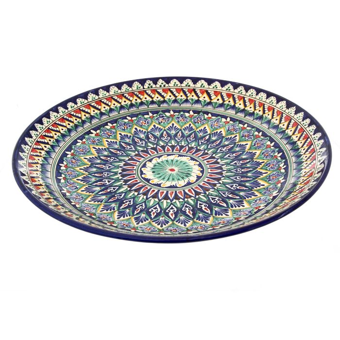 Ляган круглый «Риштанская роспись», 41 см
