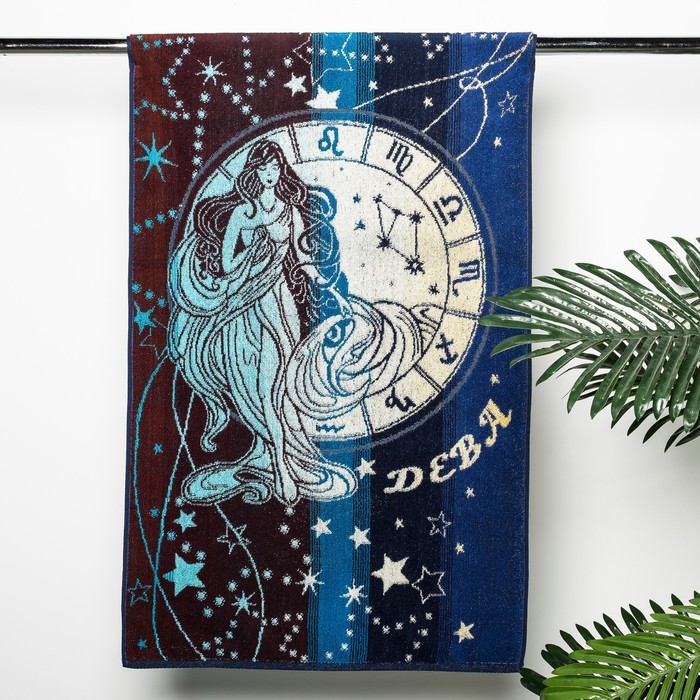 Полотенце махровое "Дева" 50х90 см, 4625 , 420 г/м2, 100% хлопок