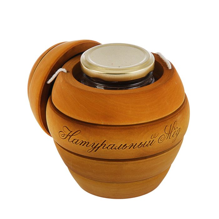 Бочонок-пчела темный, 350 мл