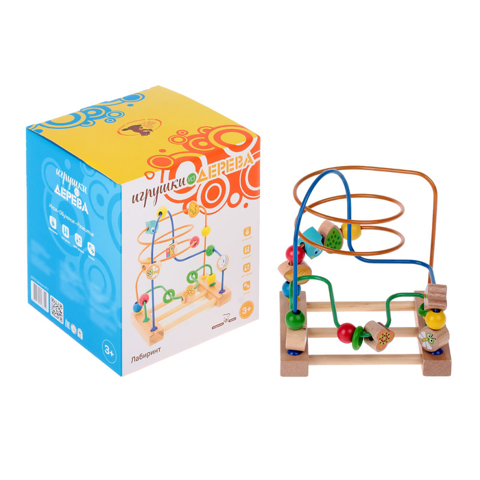 Серпантинка деревянная "Лабиринт"