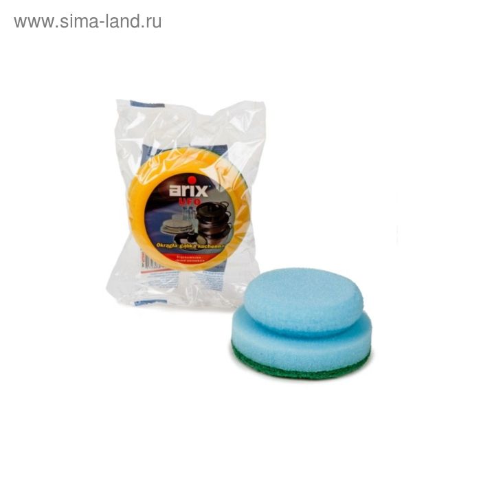 Губка круглая, анатомическая с фиброй