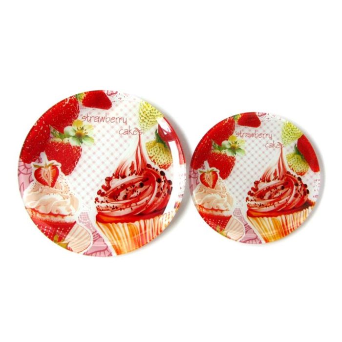 Тарелка круглая "Кексики", 25 см