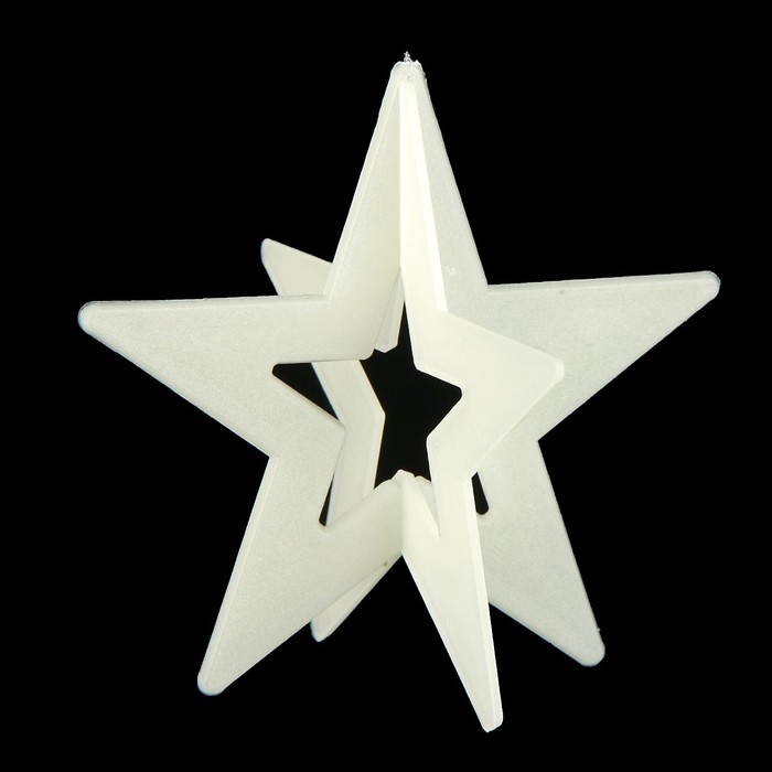 Фигурка светящаяся "Светящаяся Звезда пространственная" диаметр 9 см