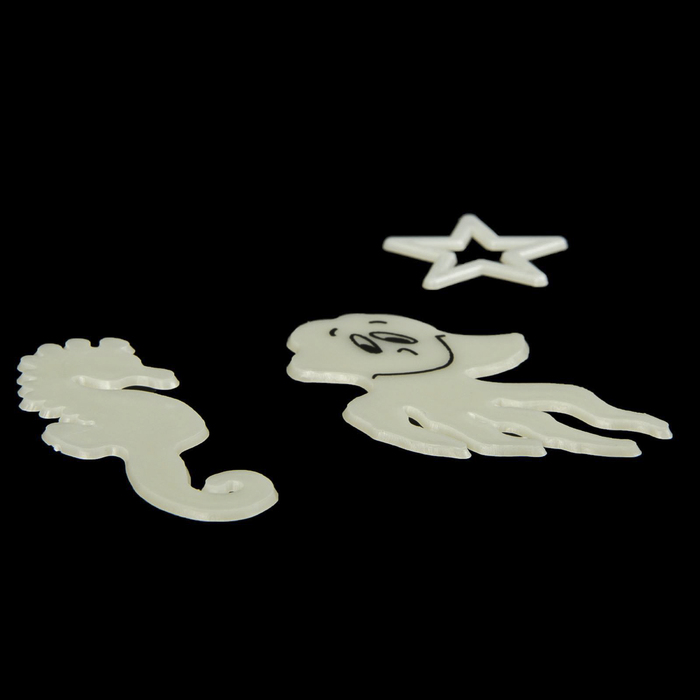 Набор светящихся фигурок "Обитатели морей" набор 3 шт