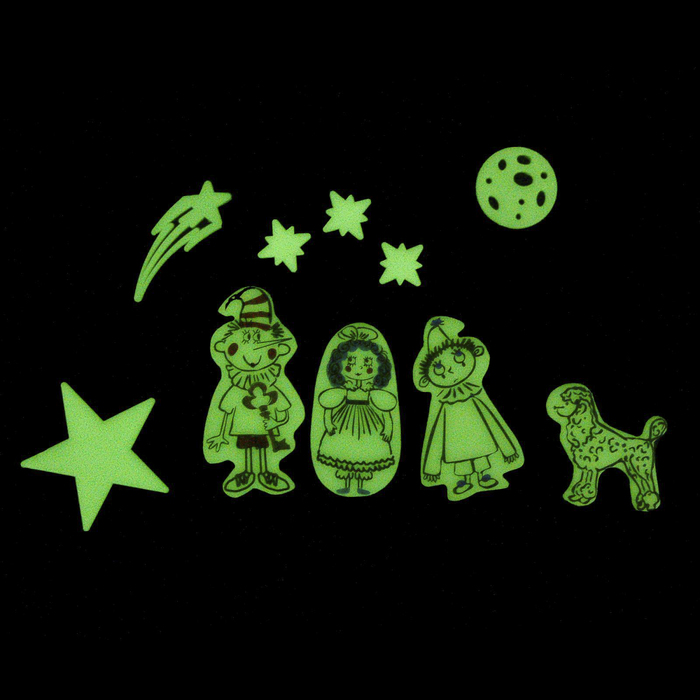 Набор светящихся фигурок "Путешествие Буратино в космосе" набор 11 шт