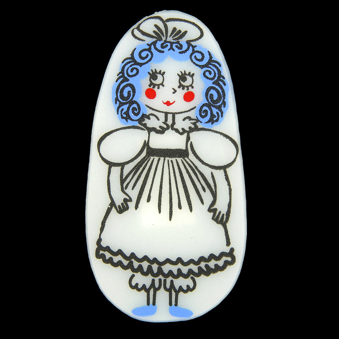 Магнит светящийся "Мальвина" 8,5 см