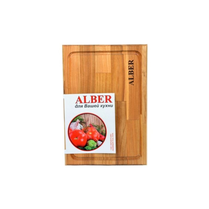 Доска разделочная "Прямоугольник" 29 х 20 см, с желобком