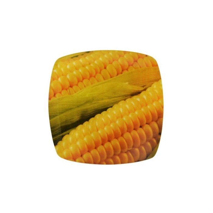 Тарелка квадратная "Кукуруза", 20 см