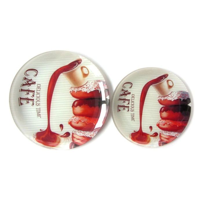 Тарелка "Пончики крем", 25 см