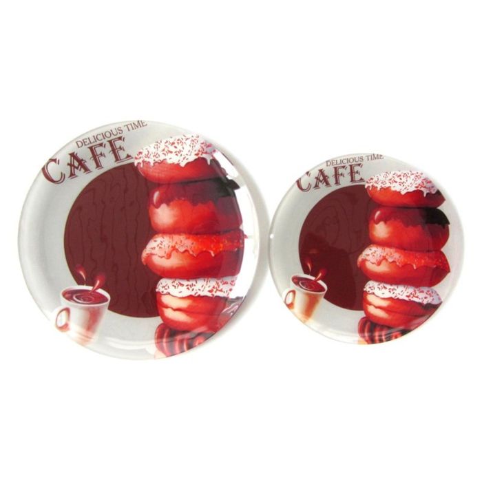 Тарелка "Пончики шоколад", 25 см