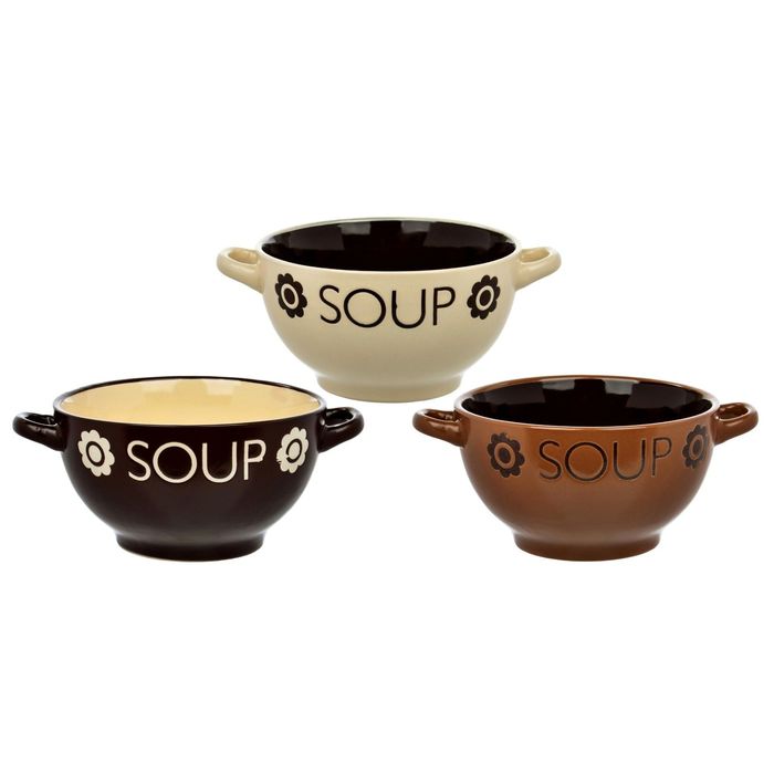 Салатница с 2-мя ручками "Ланч", 14 см