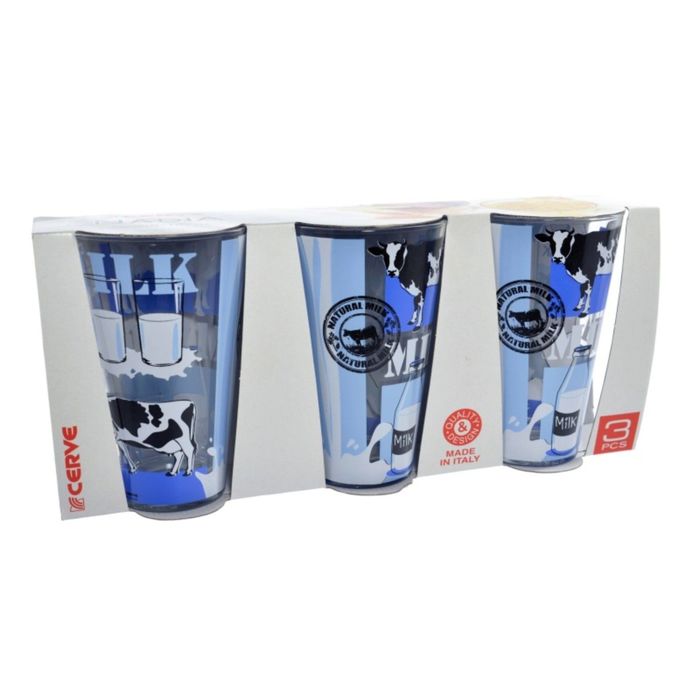 Стаканы "Молоко", 310 мл, 3 шт.