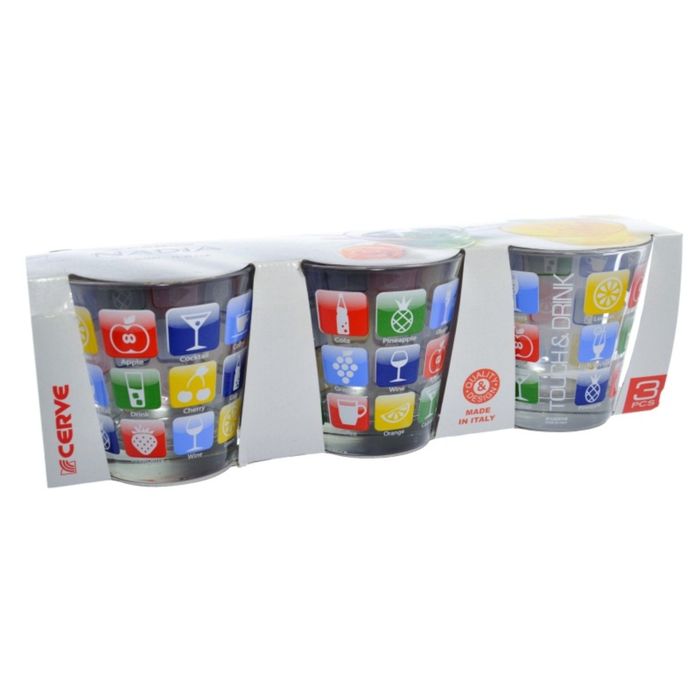 Стаканы "Эппл", 3 шт. 250 мл