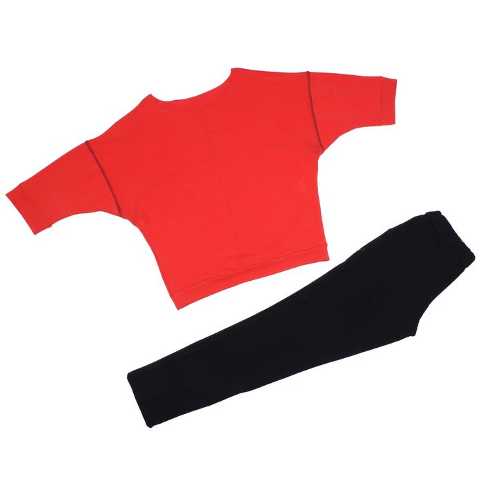 Комплект женский (фуфайка, брюки) Джуана, цвет коралловый, р-р 44