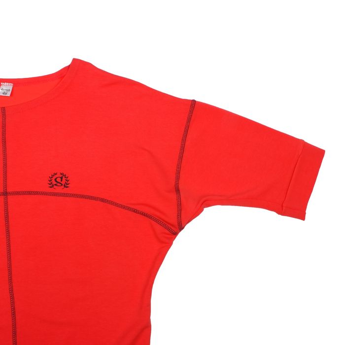 Комплект женский (фуфайка, брюки) Джуана, цвет коралловый, р-р 46