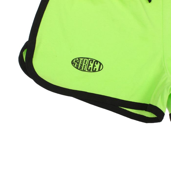 Костюм женский (футболка, шорты) Доминика цвет салатовый, р-р 52