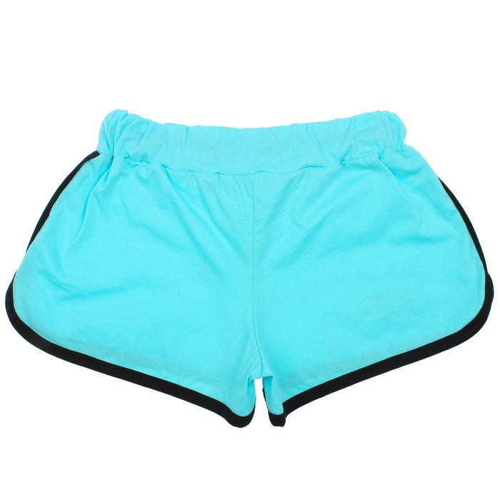 Костюм женский (футболка, шорты) Доминика цвет бирюзовый, р-р 48