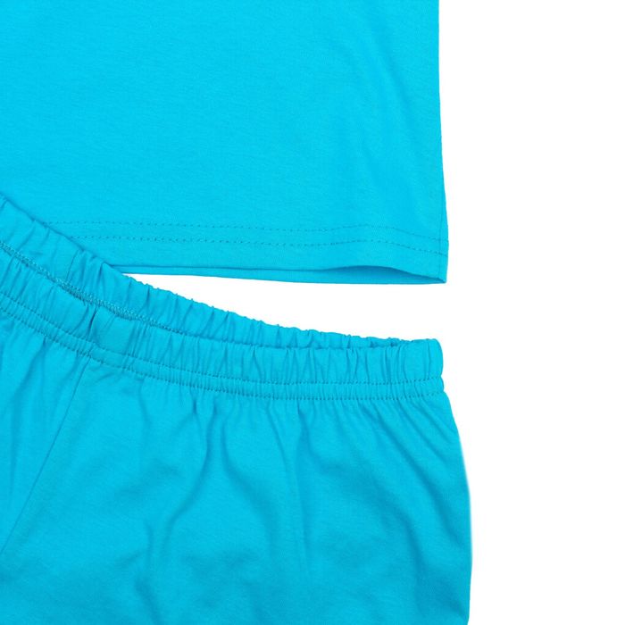 Пижама женская (майка, шорты) Незабудка цвет бирюзовый, р-р 46