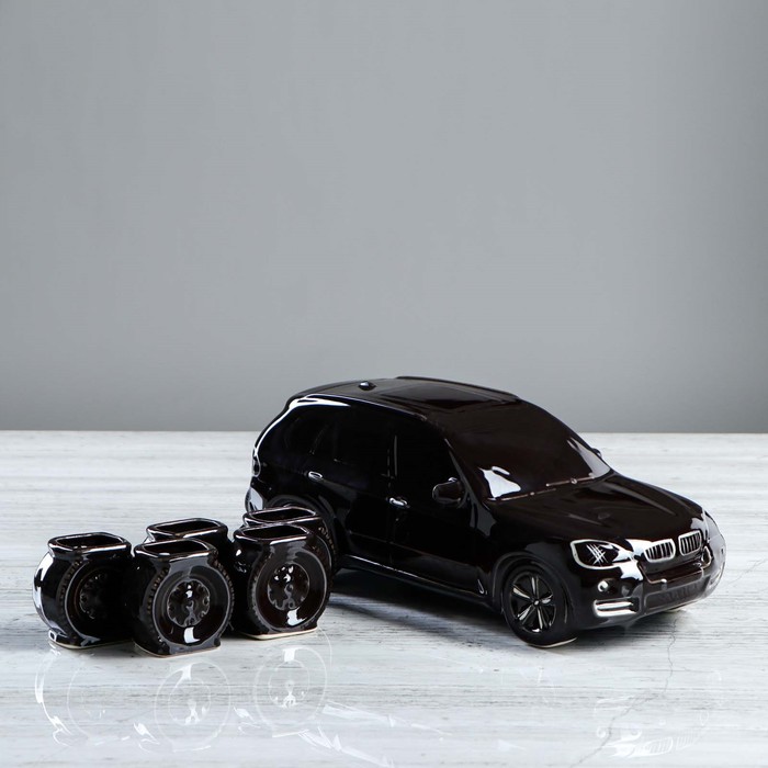 Набор винный "Бэха" чёрный, 6 предметов, 1,5 л