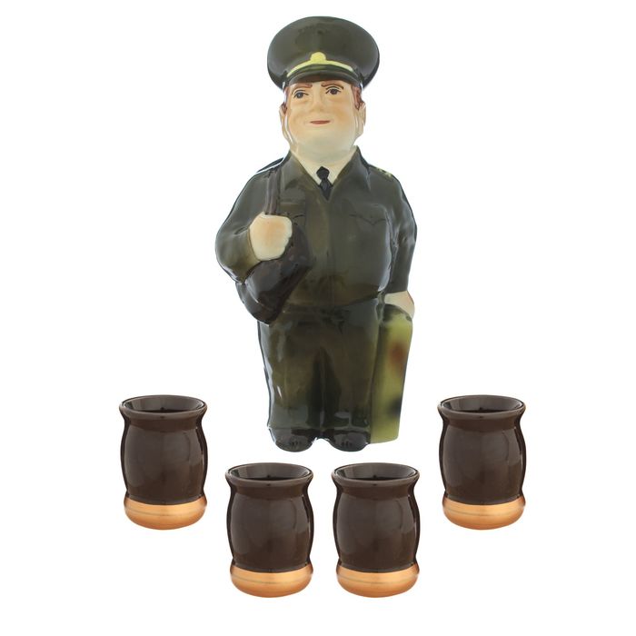 Набор винный "Военный" 4 предмета, 0,75 л