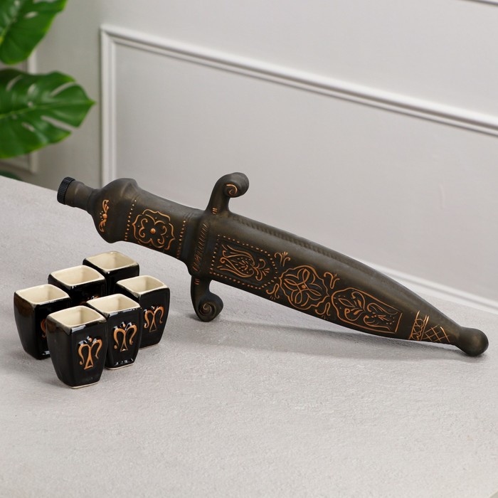 Набор винный "Кинжал старый" 7 предметов, 0,5 л