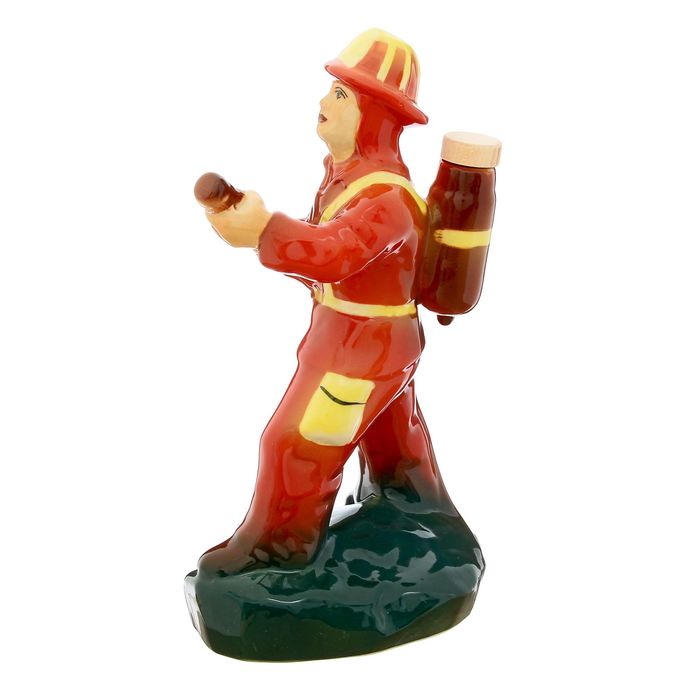 Штоф "Пожарник" красный, 0,5 л