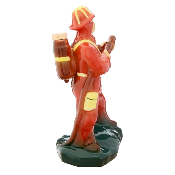 Штоф "Пожарник" красный, 0,5 л