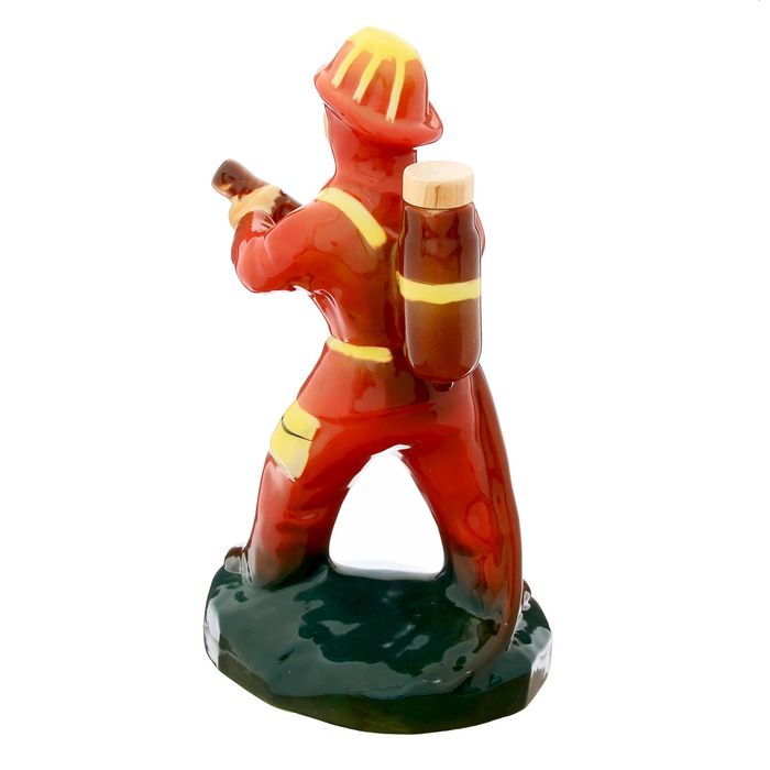 Штоф "Пожарник" красный, 0,5 л