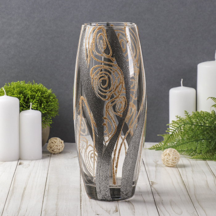 Ваза "Серебристые волны"
