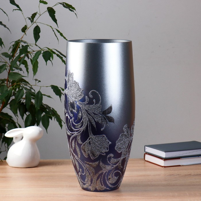 Ваза "Чериз" фиолетовая, микс