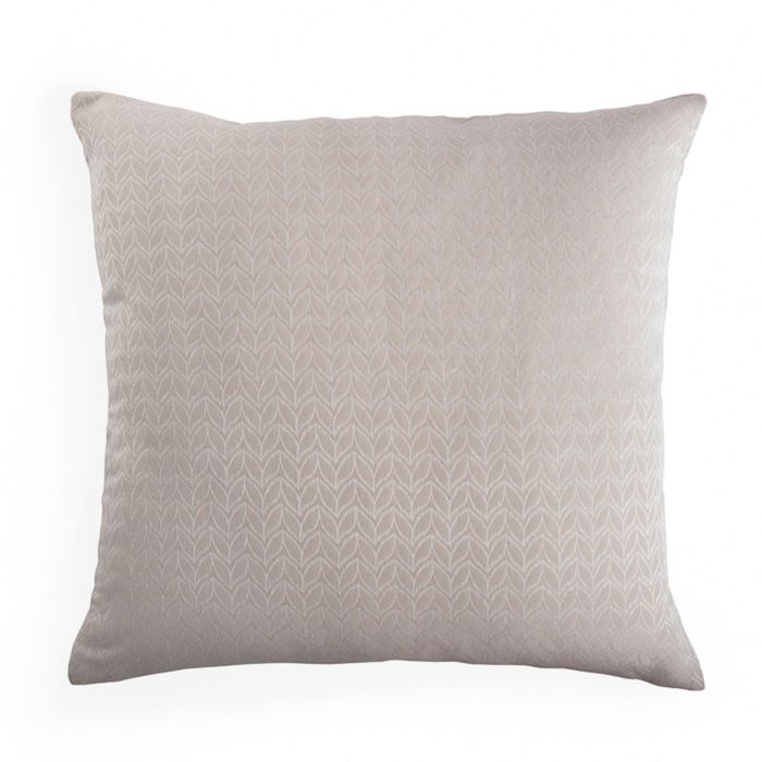 Декоративная наволочка на молнии 40х40 см бежевая