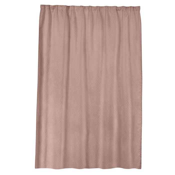 Штора на шторной ленте 200x280 см коричневая