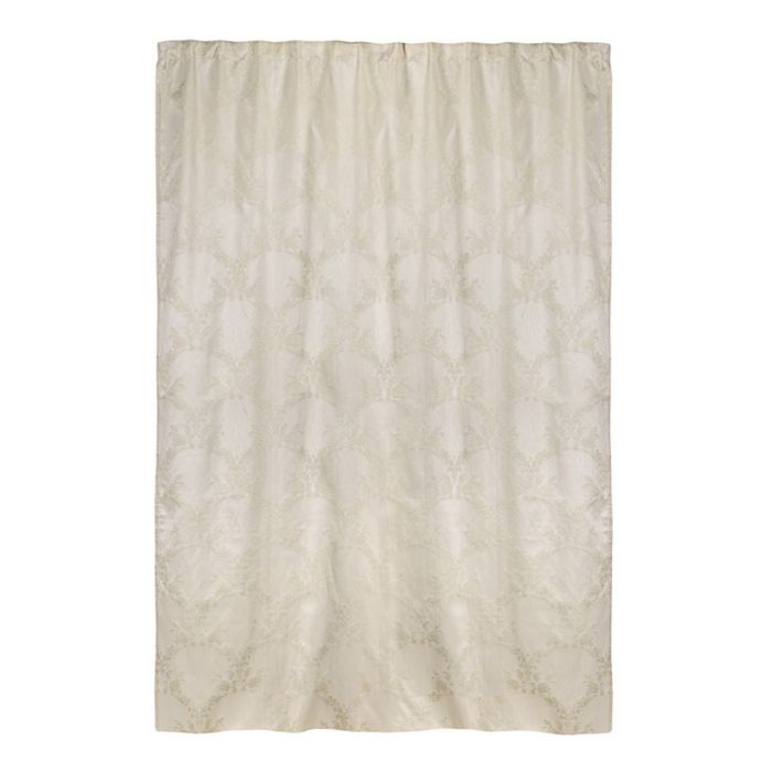 Штора на шторной ленте 200x280 см золотая