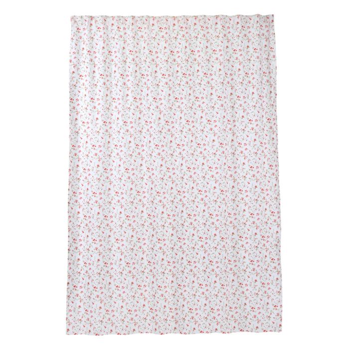 Штора на шторной ленте 200x270 см красная