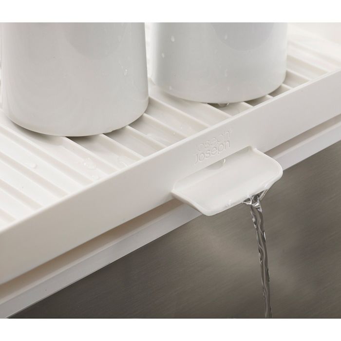 Сушилка для посуды Joseph Joseph Y-rack бело-зелёный, 2-уровневая, со сливом