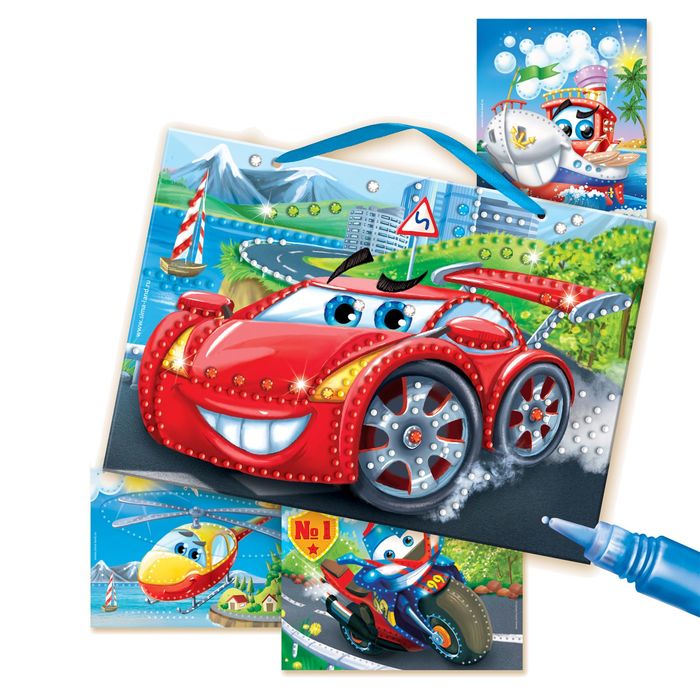 Точечная роспись для детей "Вперёд к приключениям"